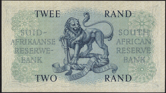SOUTH AFRICA P.105b 1961-1965 2 Rand GEF