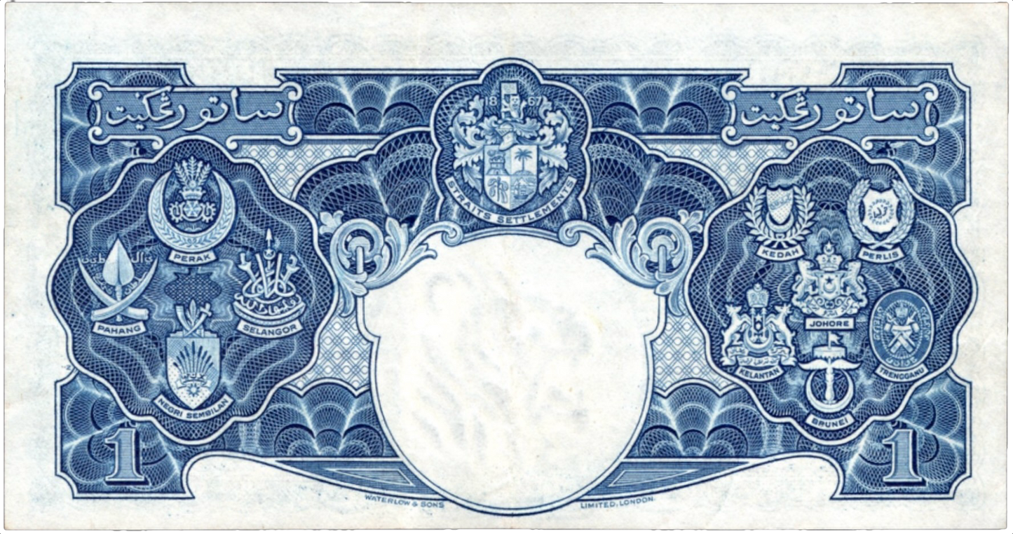 MALAYA P.11 1941 $1 Choice GEF