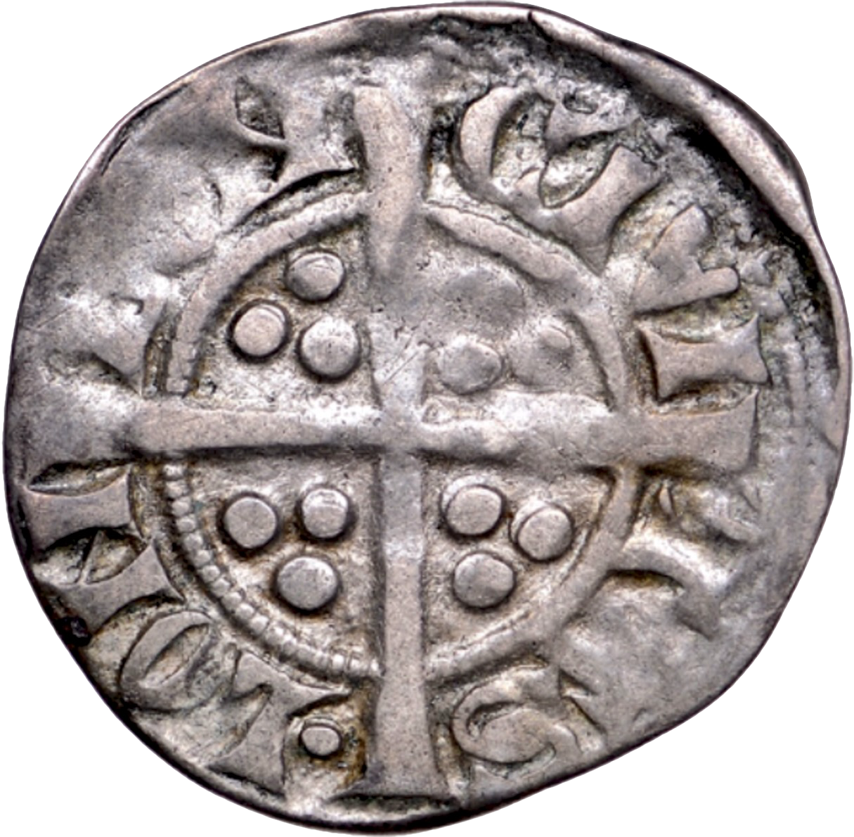1279 - 1307 EDWARD I Silver Penny Class 4e London S.1398 N 1027