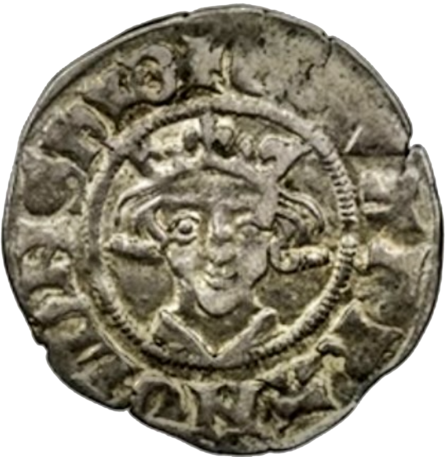 1299 - 1302 EDWARD I Silver Penny S.1408 AVF