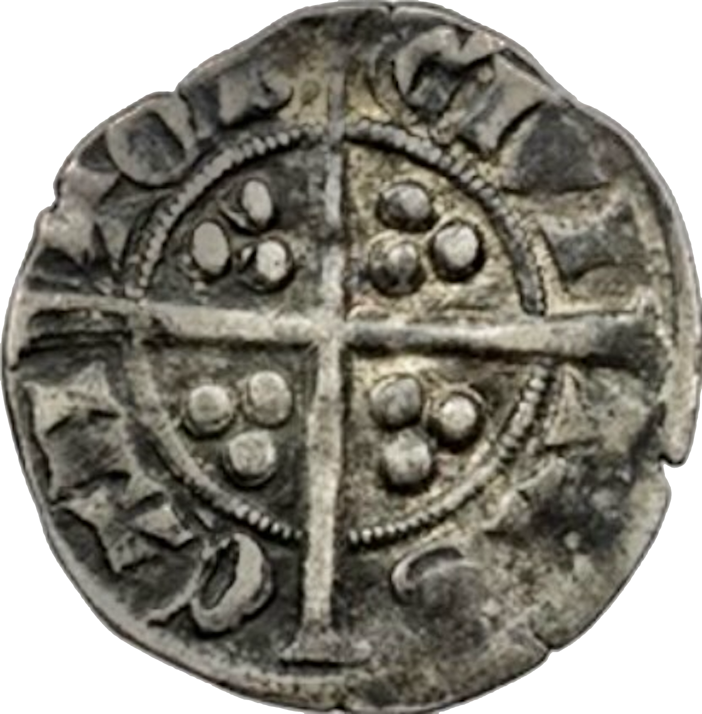 1299 - 1302 EDWARD I Silver Penny S.1408 AVF
