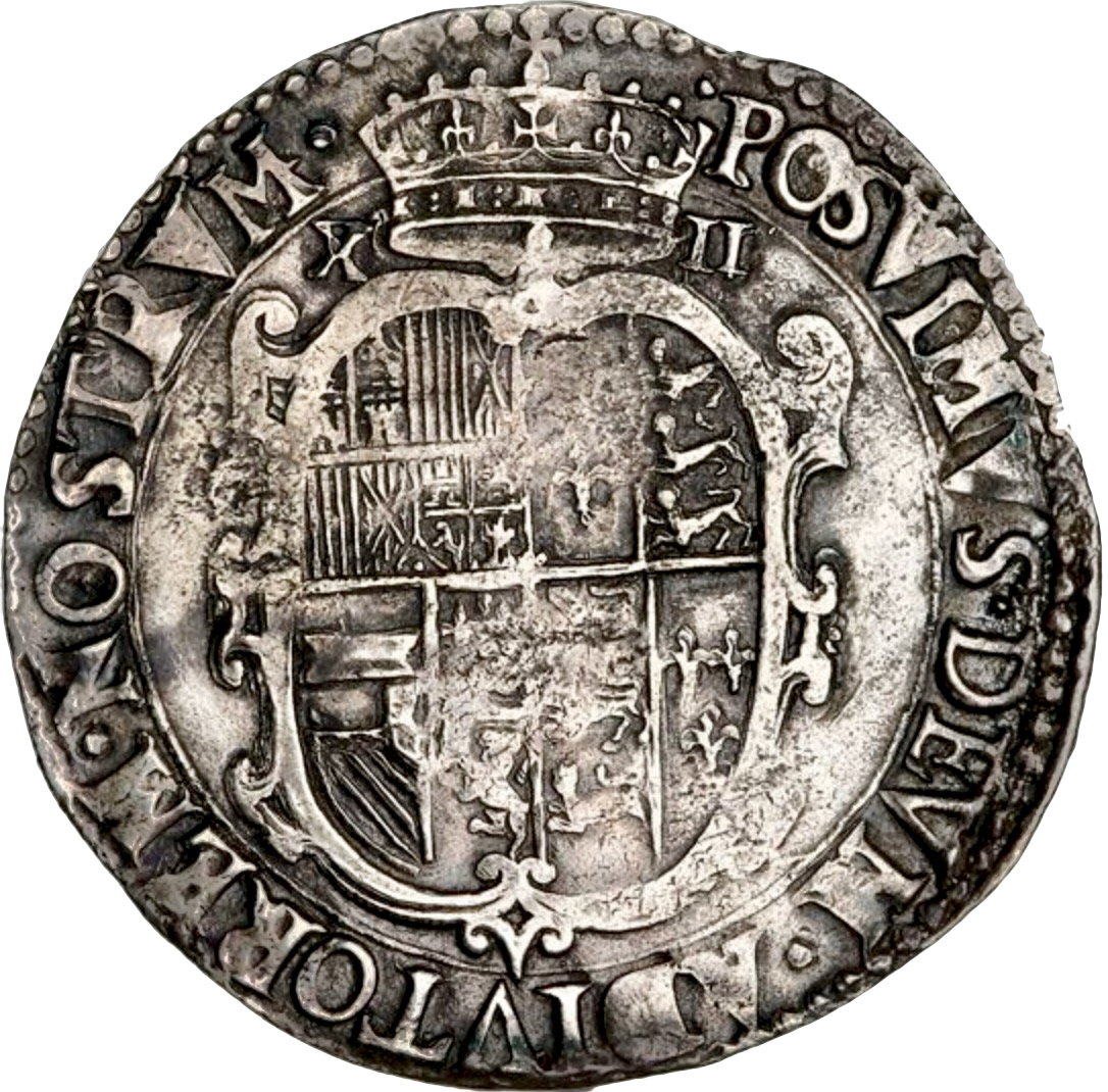 1554 - 1558 Philip and Mary Silver Shilling S.2500 VF or near so