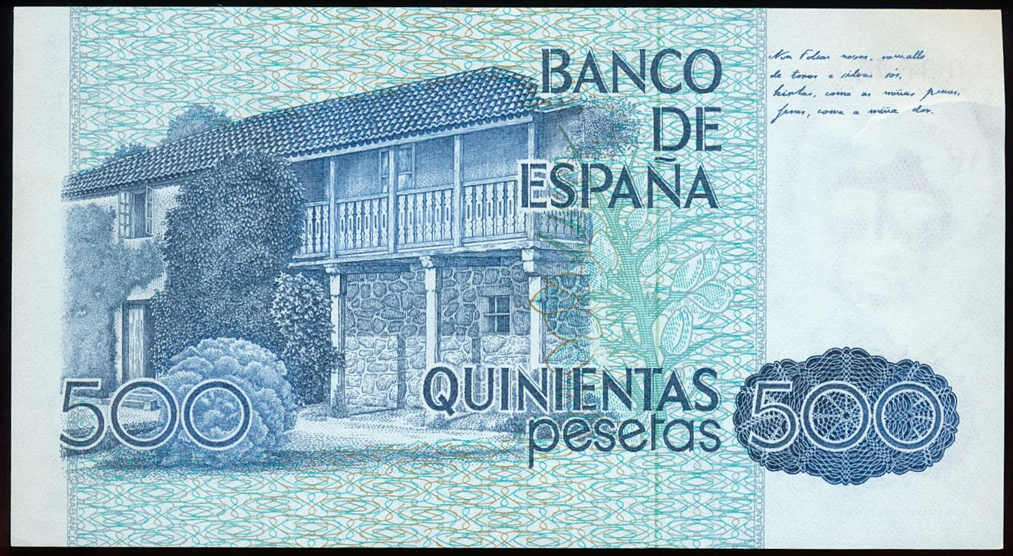 SPAIN P.157 1976 500 Peseta UNC