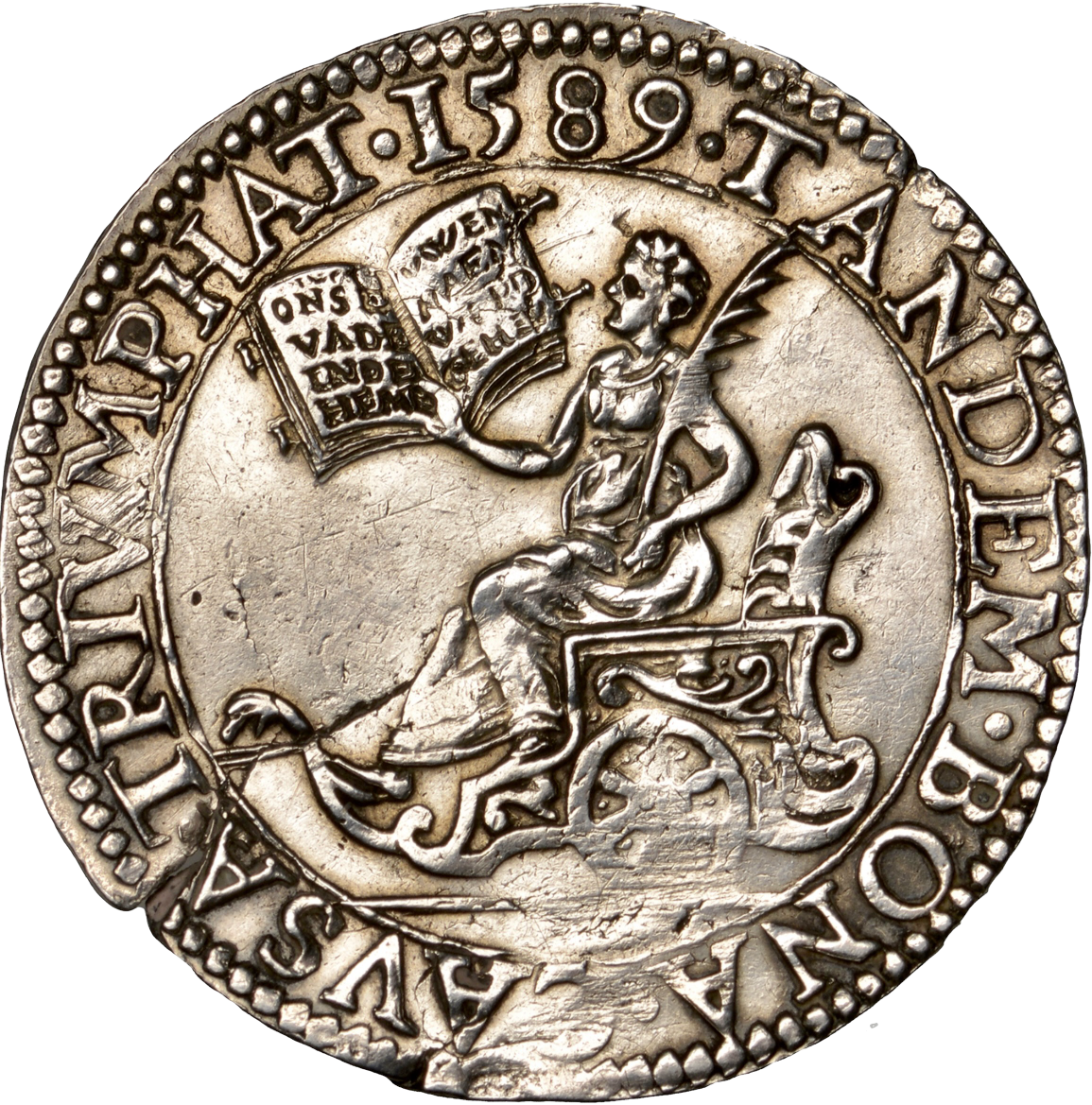1589 Defeat of the Spanish Armada silver medal cf. MI 153/128 E63