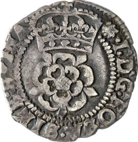 1607 - 1609 JAMES I Silver Halfgroat S.2659 GVF