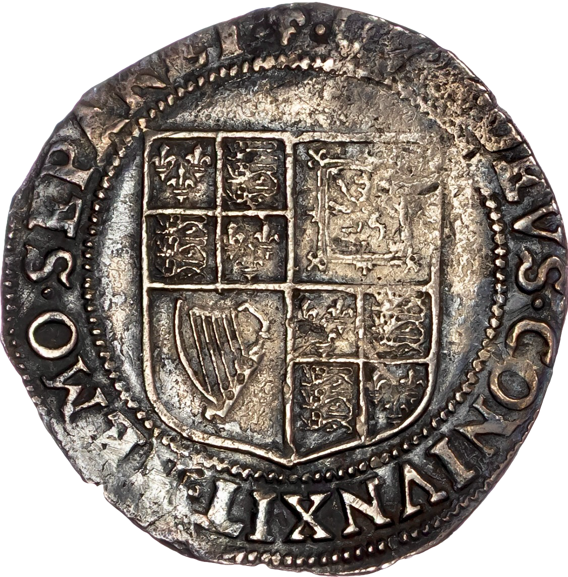 1603 - 1625 JAMES I Shilling S.2654 GVF/NEF