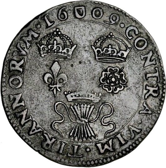 1609 Alliance England, France and United Provinces copper medal MI 199/26 E88