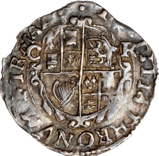 1625 - 1629 CHARLES I Silver Penny S.2844 N.2270 VF