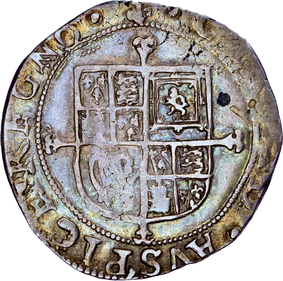 1638 - 1639 CHARLES I Sixpence Tower mint S.2814 N.2244 AVF