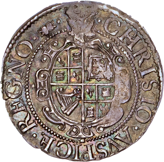 1638 - 1642 CHARLES I Silver Groat Aberystwyth mint S.2893 N2338 AVF