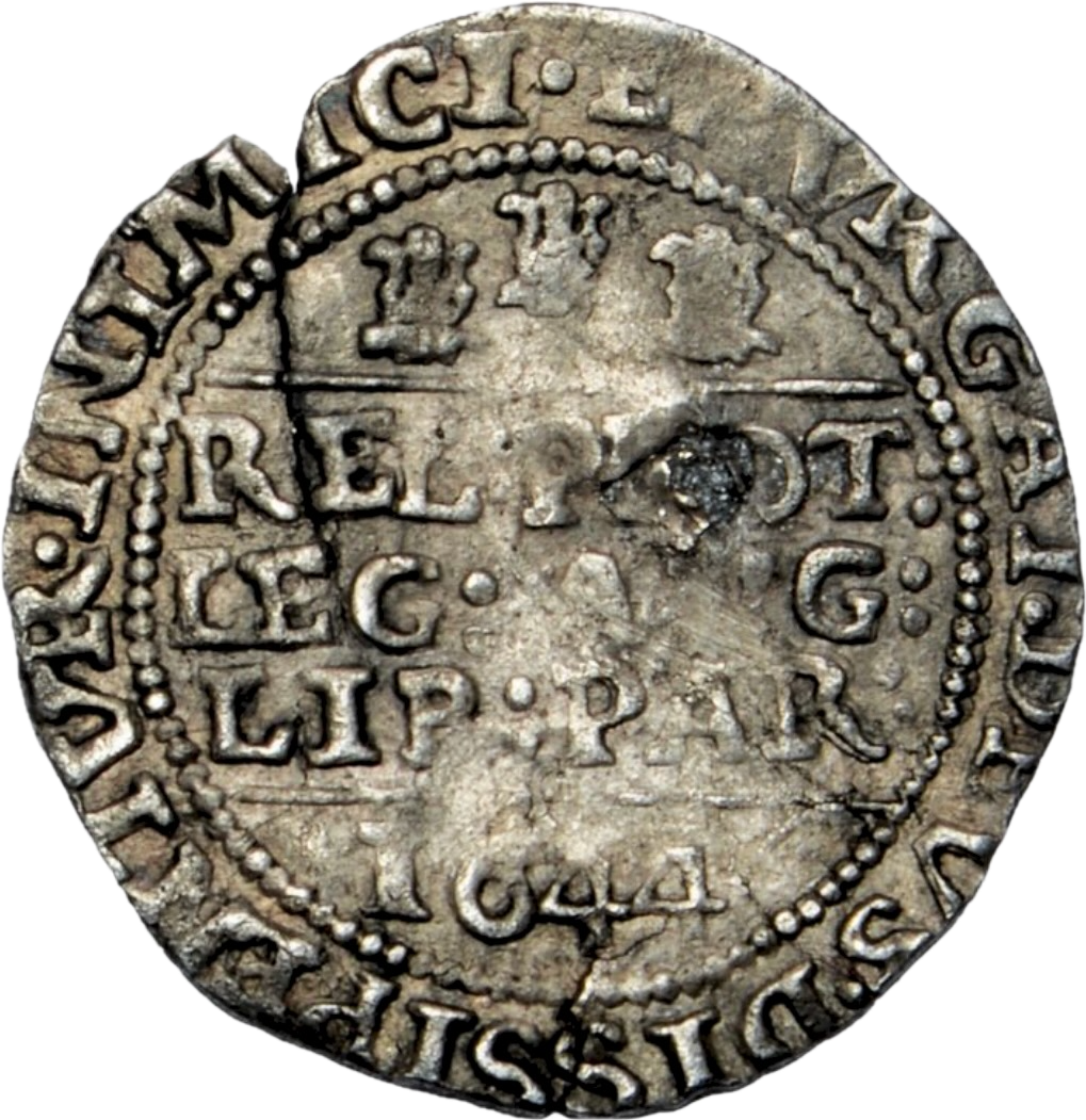 1644 CHARLES I Silver Groat S.3021 VG