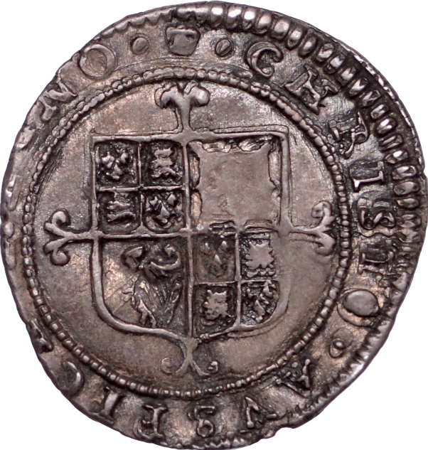 1660 - 1662 CHARLES II Halfgroat (hammered) S3326 Esc 327 GVF