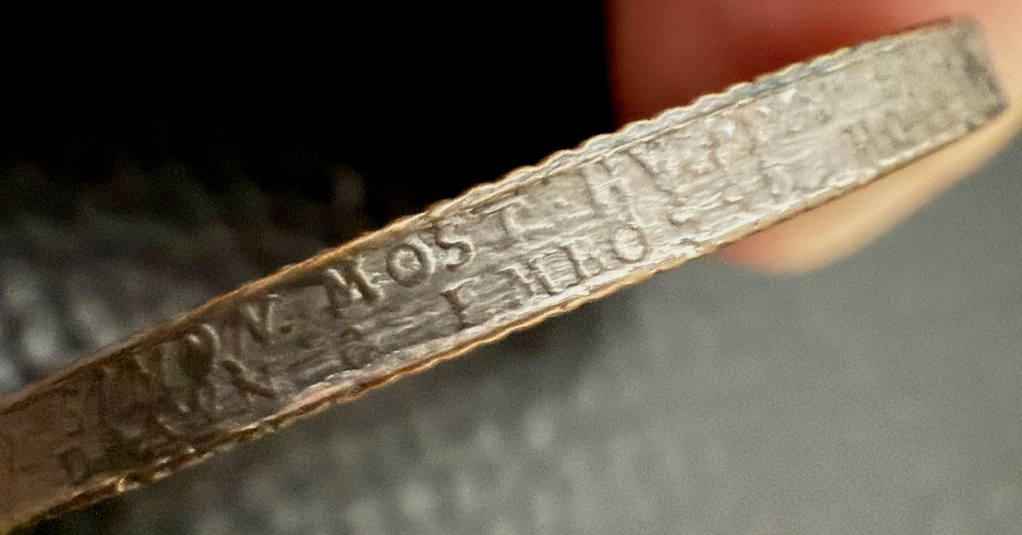 1663 Pattern 'Petition' Crown by Thomas Simon S3354A Silvered Electrotype