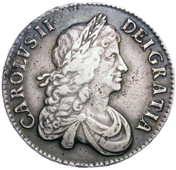 1671 Crown Second bust variety S3357 ESC 382 VF
