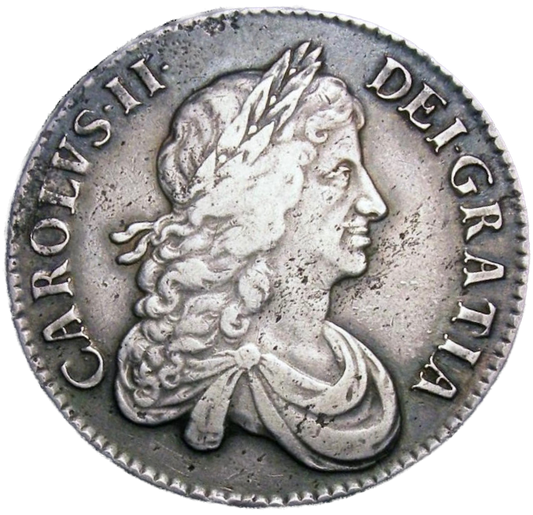 1671 Crown Second bust variety S3357 ESC 382 VF