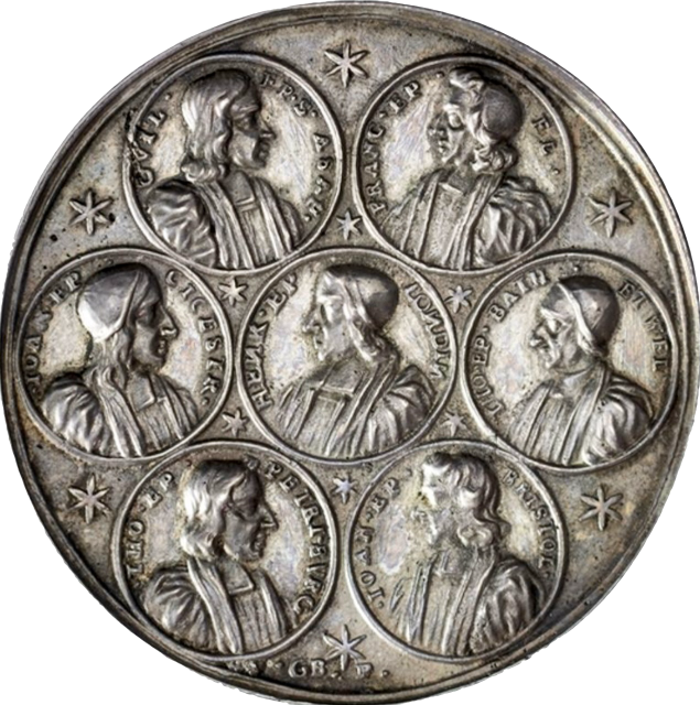 1688 Archbishop Sancroft and the Bishops 50mm silver medal MI 622/37 E288b