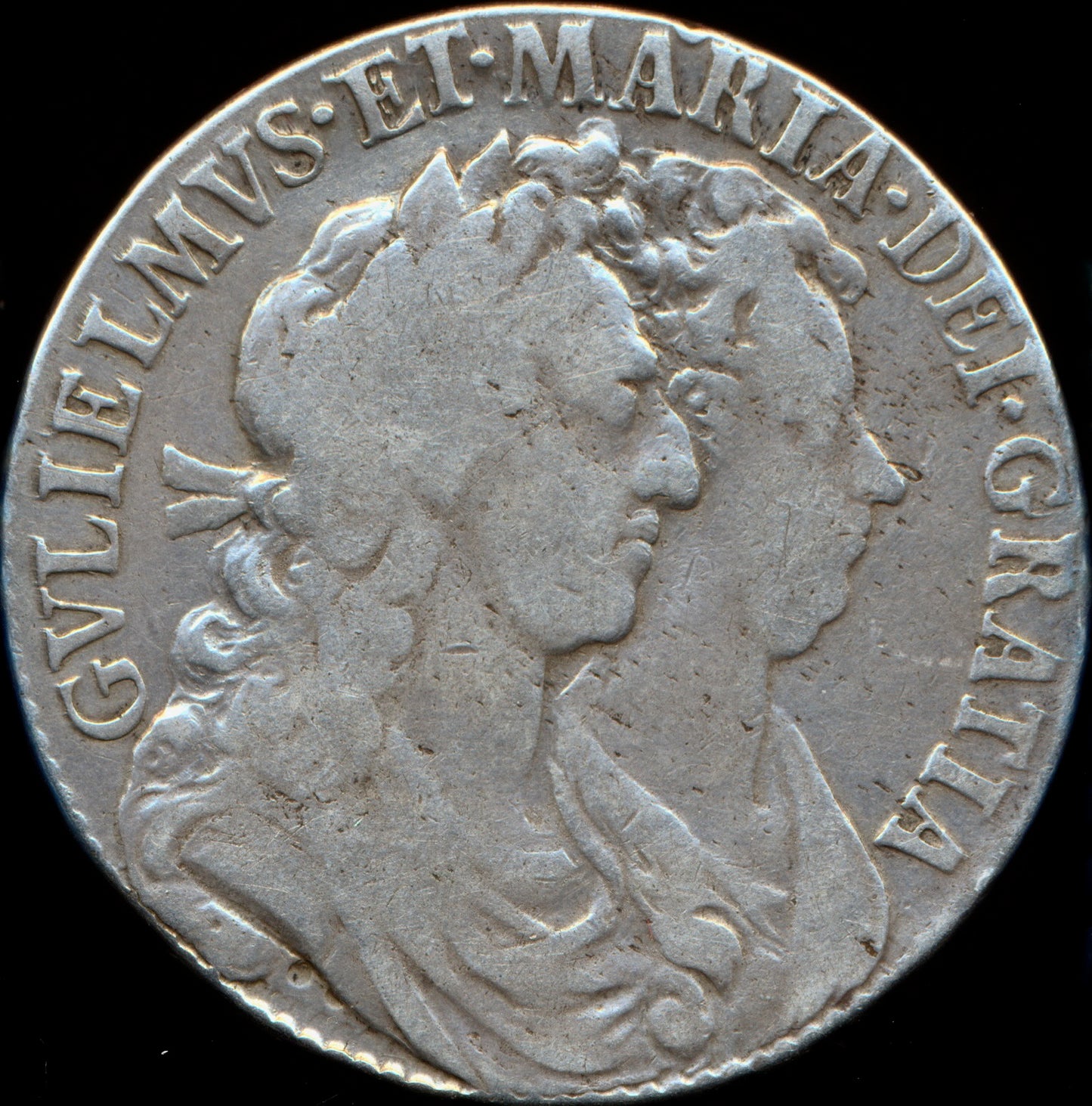 1689 Halfcrown S3435 ESC 832 GF Scarce