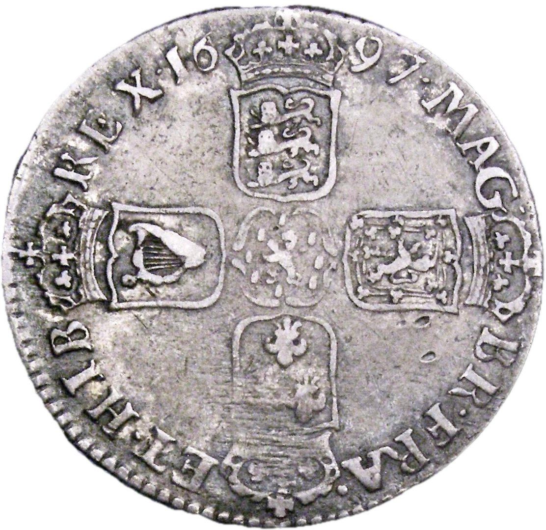 1697C Shilling Chester Mint Third bust ESC 1175 Scarce GF