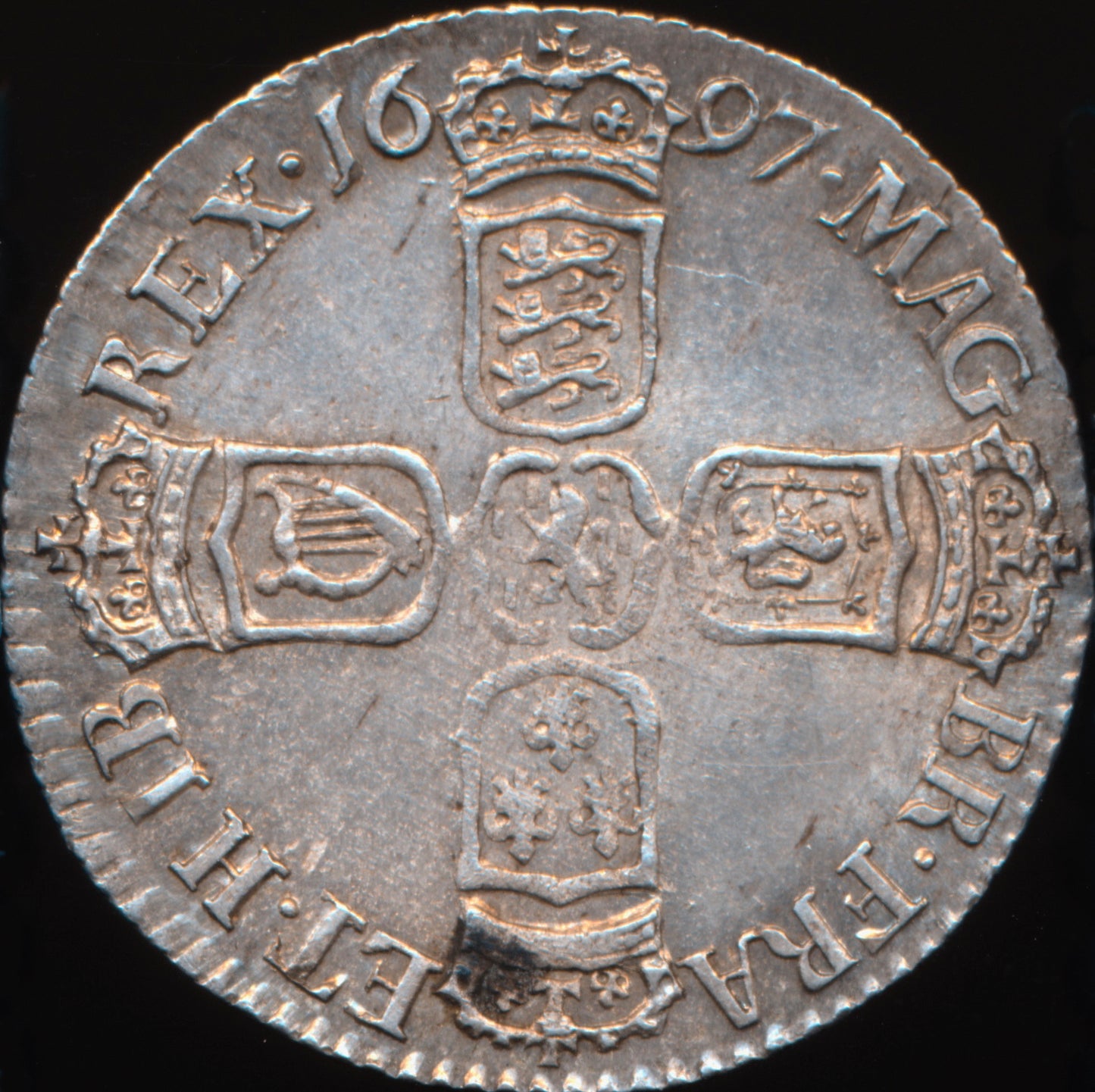 1697 Sixpence Third bust S3538 ESC 1233 EF