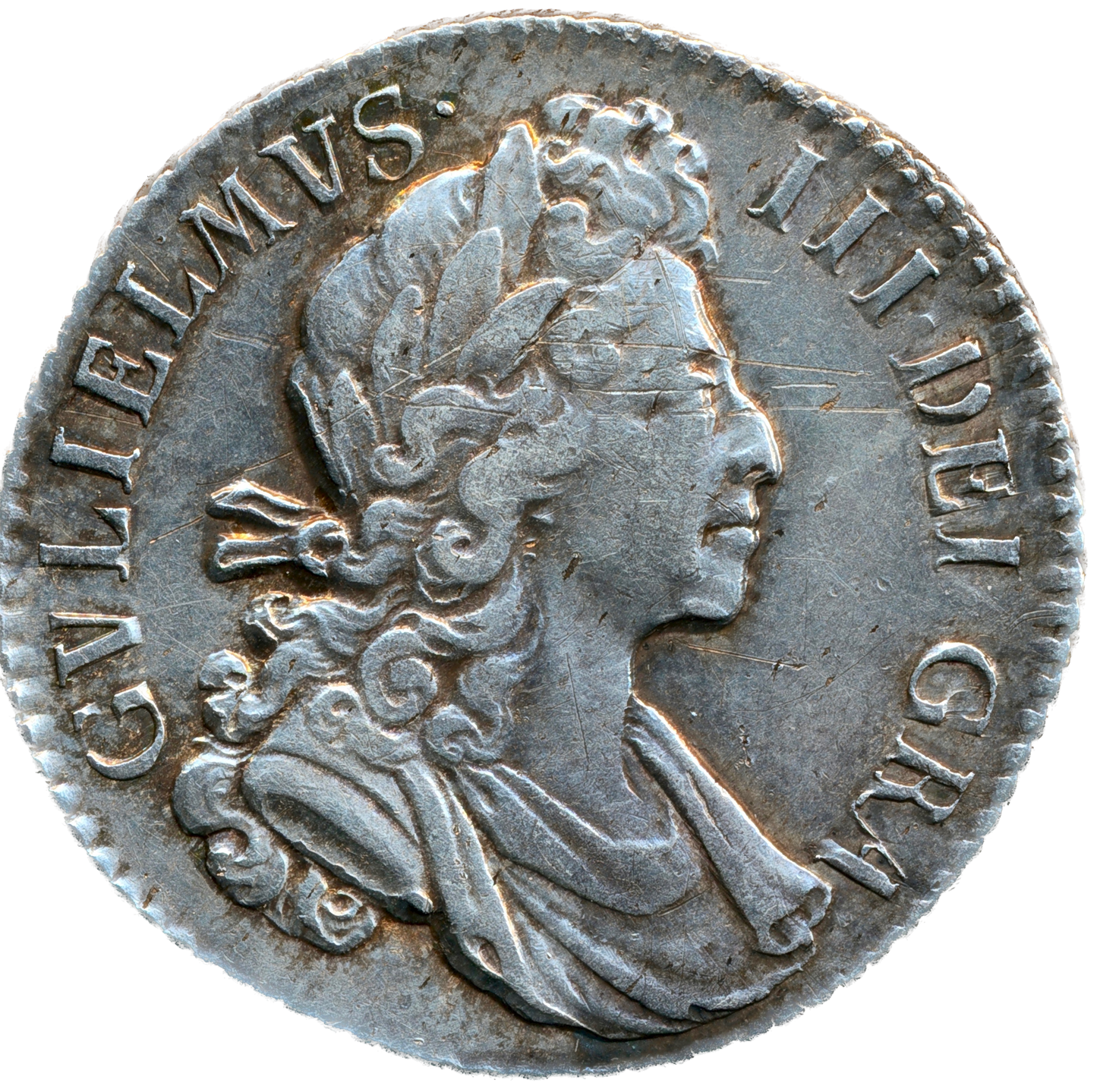 1700 Shilling Fifth bust 'High hair' Tall 00's S3516 ESC 1150 Scarce GVF