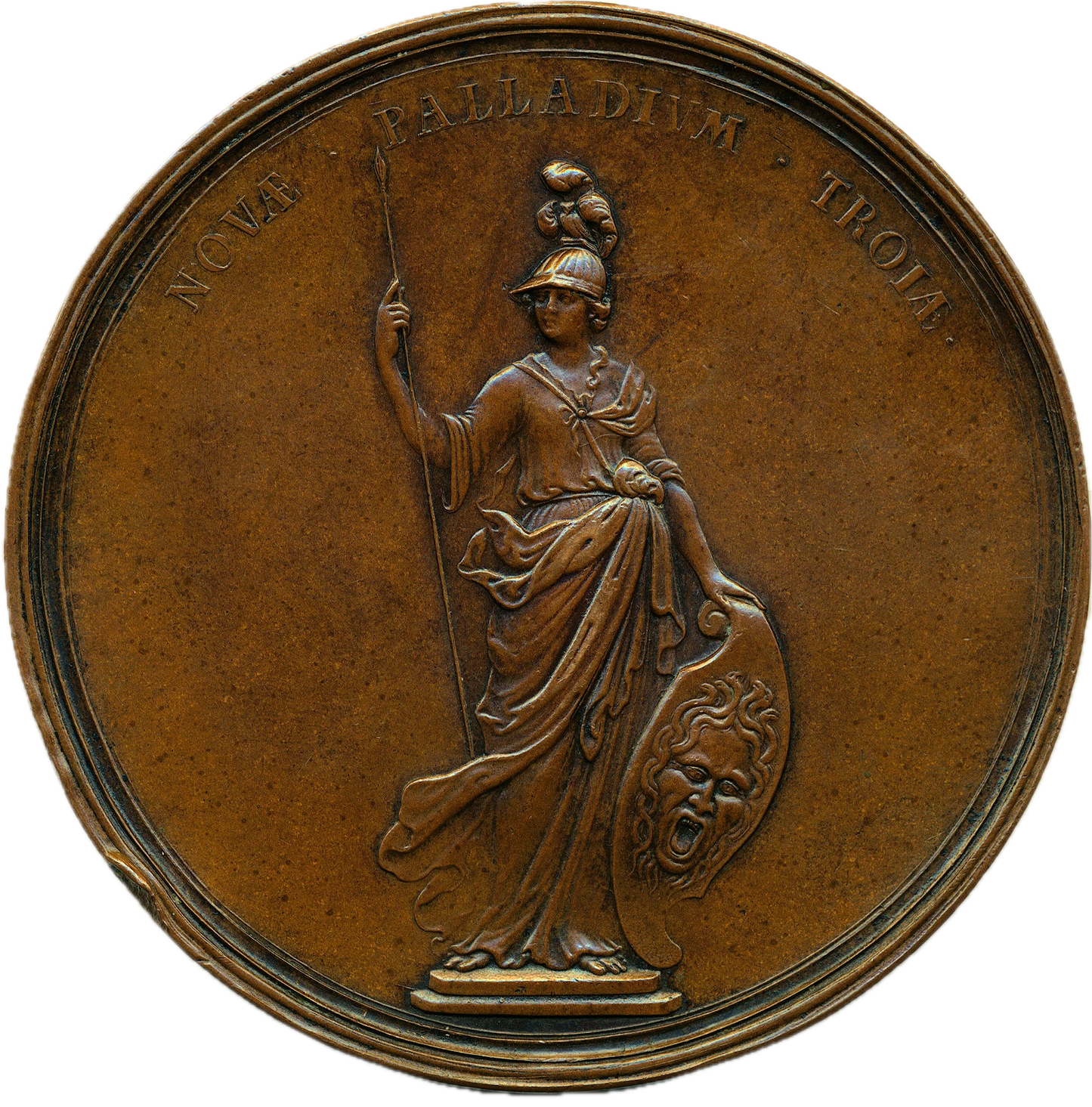 1707 Union of England and Scotland 69mm bronze medal E423 MI 298/115