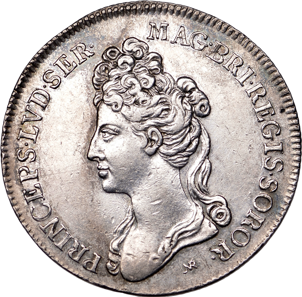 1712 Prince James, Princess Louisa Memorial silver medal MI 389/243 E455 Very rare