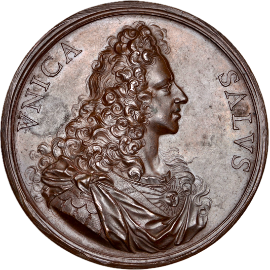 1721 Appeal against the House of Hanover 49mm bronze medal MI 454/63 E493 EF