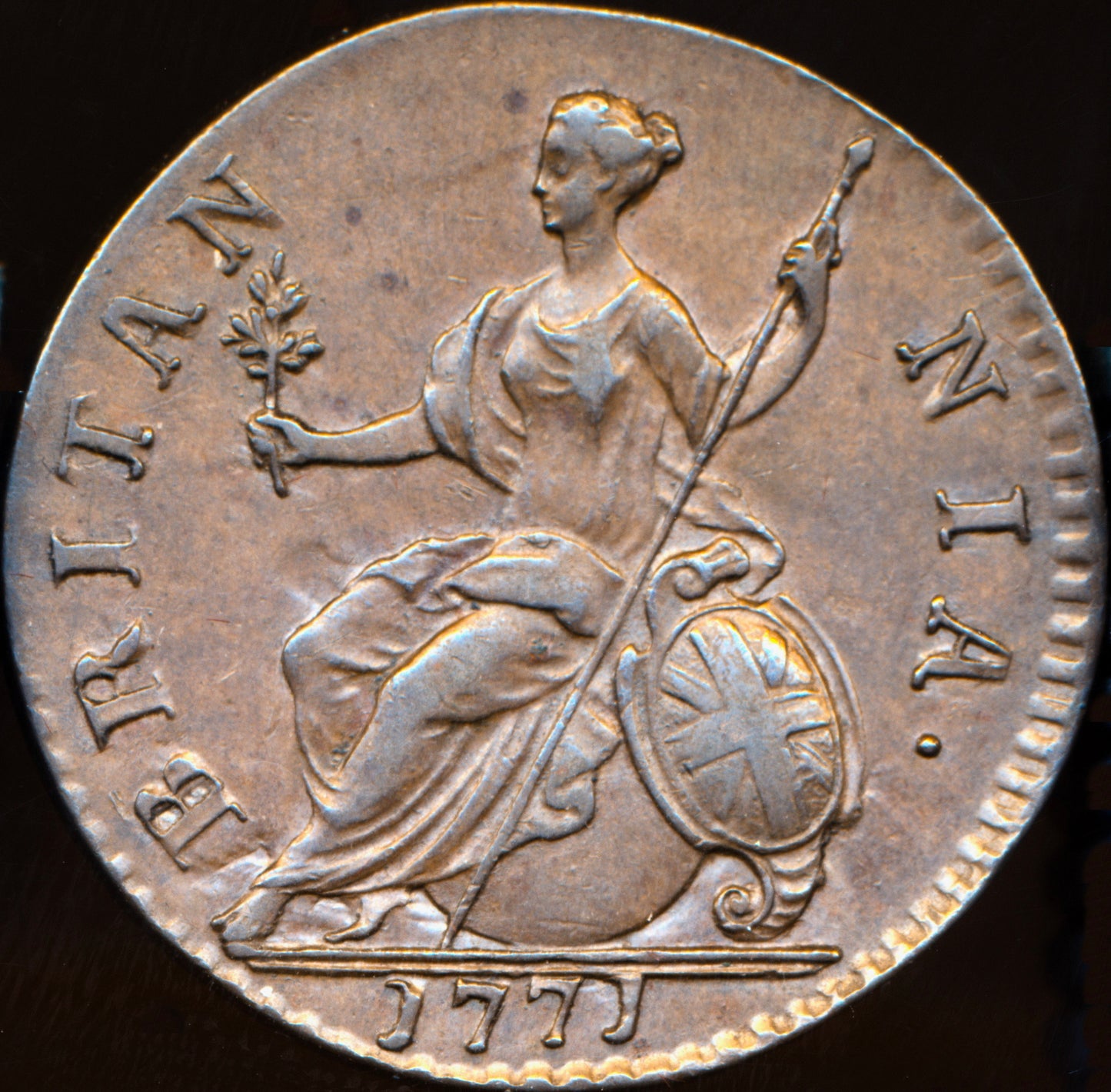 1771 Halfpenny S3774 BMC 896 EF