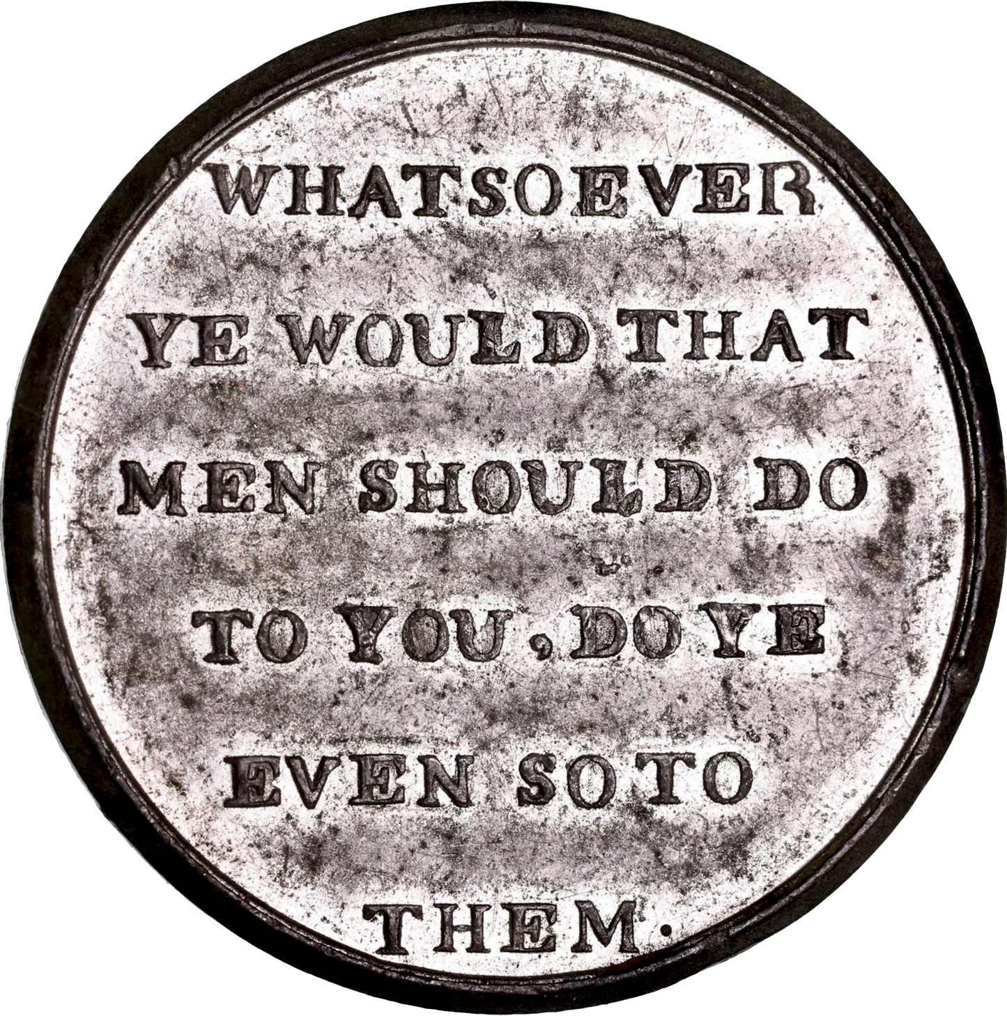 1790 Anti-Slavery Society 33mm white metal medal BHM 269 D&H Middlesex 233-8 E836