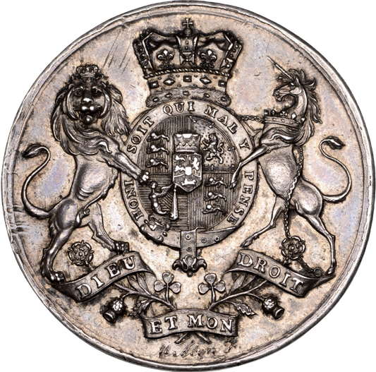 1801 (c) London Stock Exchange 41mm silver Brokers badge E 936