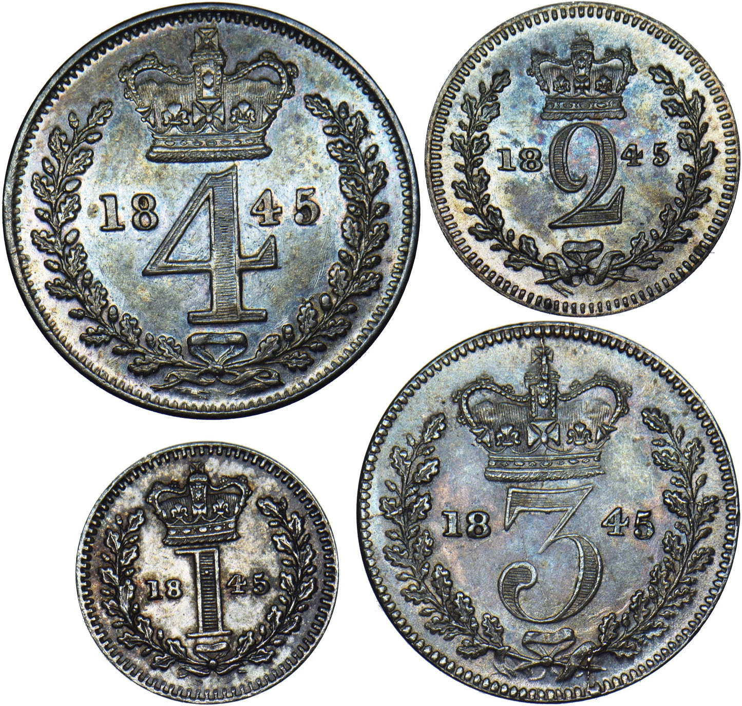 1845 Maundy set S3916 ESC 3488 AUNC