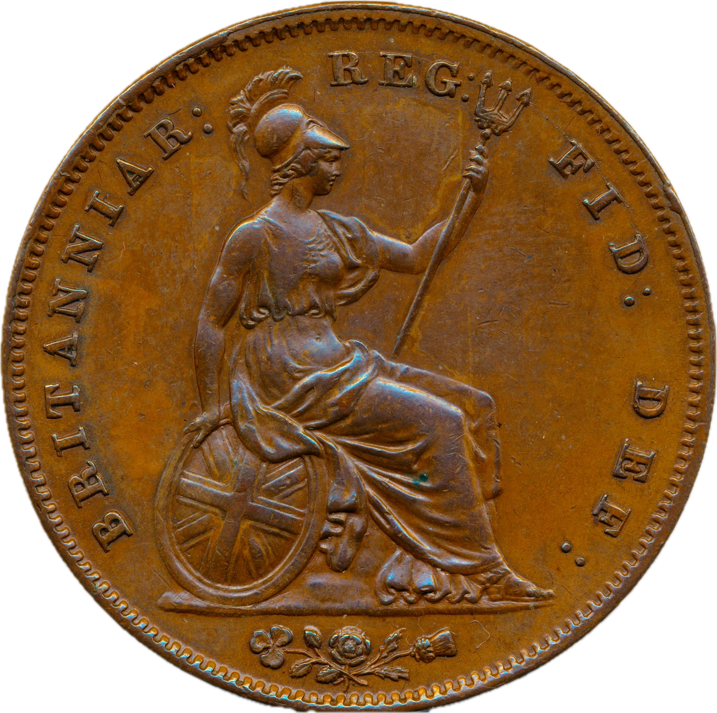 1848/6 Penny S3948 BMC 1494 Very rare GEF