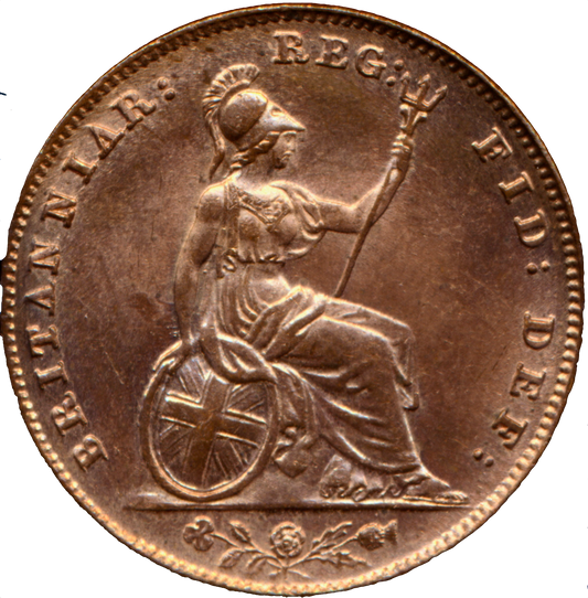 1853 Farthing S3950 BMC 1575 UNC