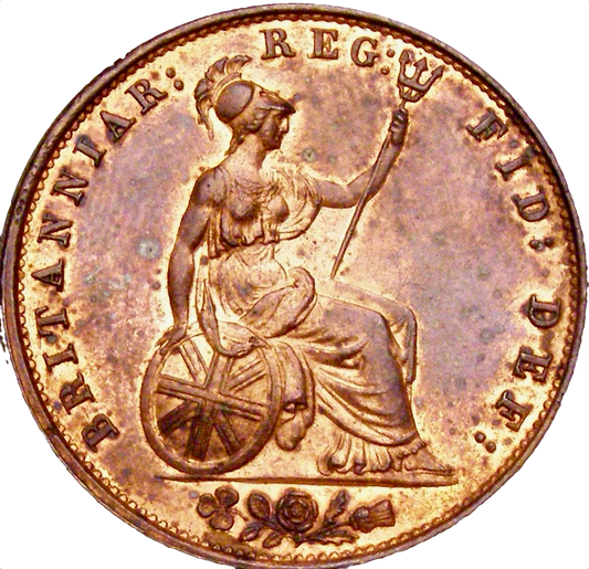 1854 Halfpenny S3949 BMC 1542 UNC