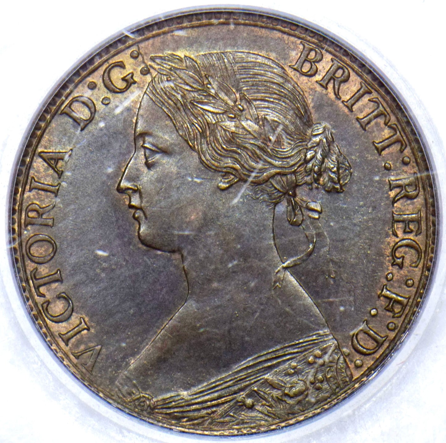 1862 Farthing S3958 F 507 CGS82 UNC