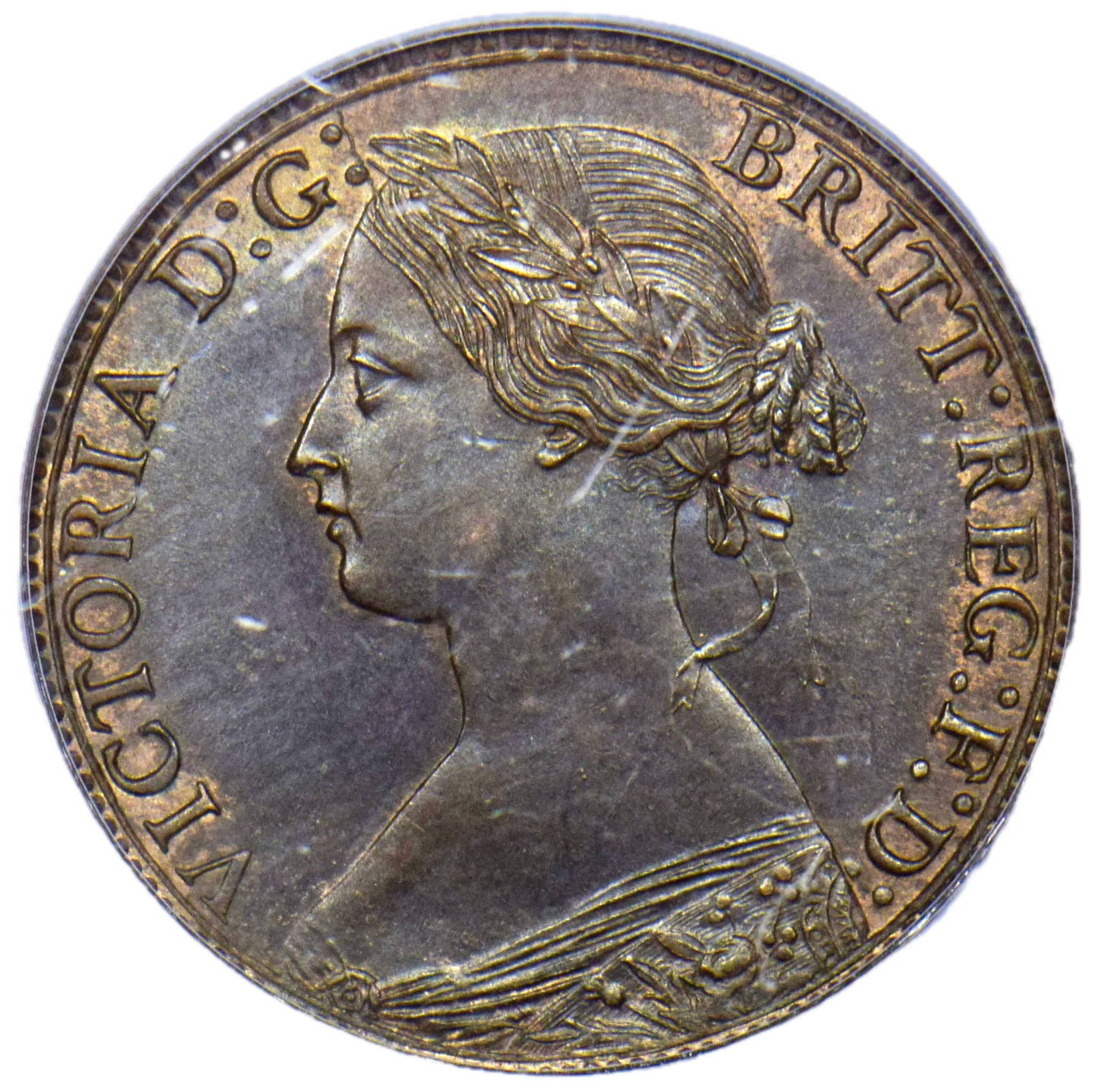 1862 Farthing S3958 F 507 CGS82 UNC