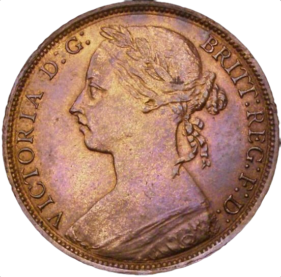 1887 Penny F125 GEF