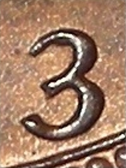 1893/2 Penny S3954 F136 AUNC