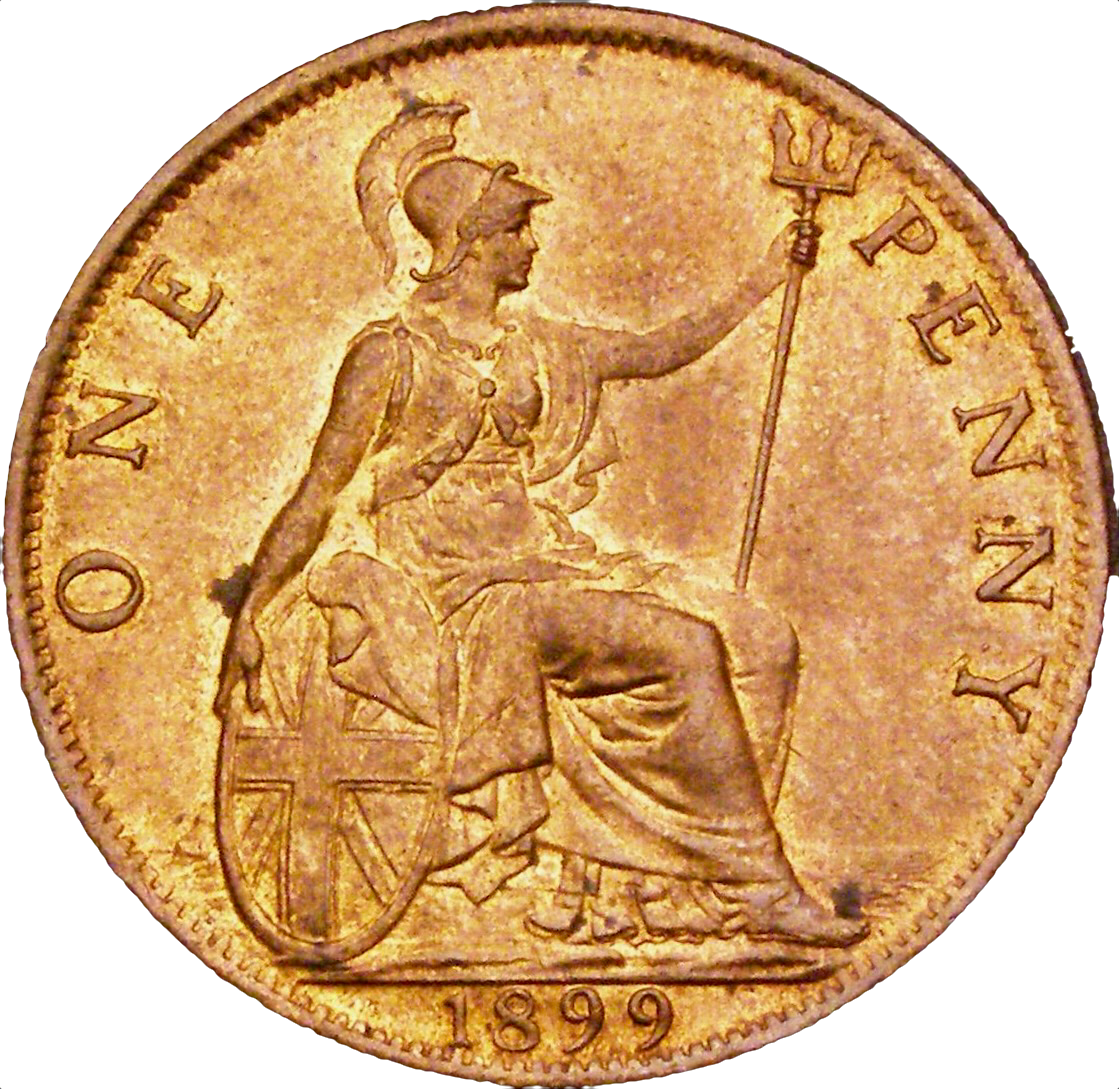 1899 Penny F150 UNC