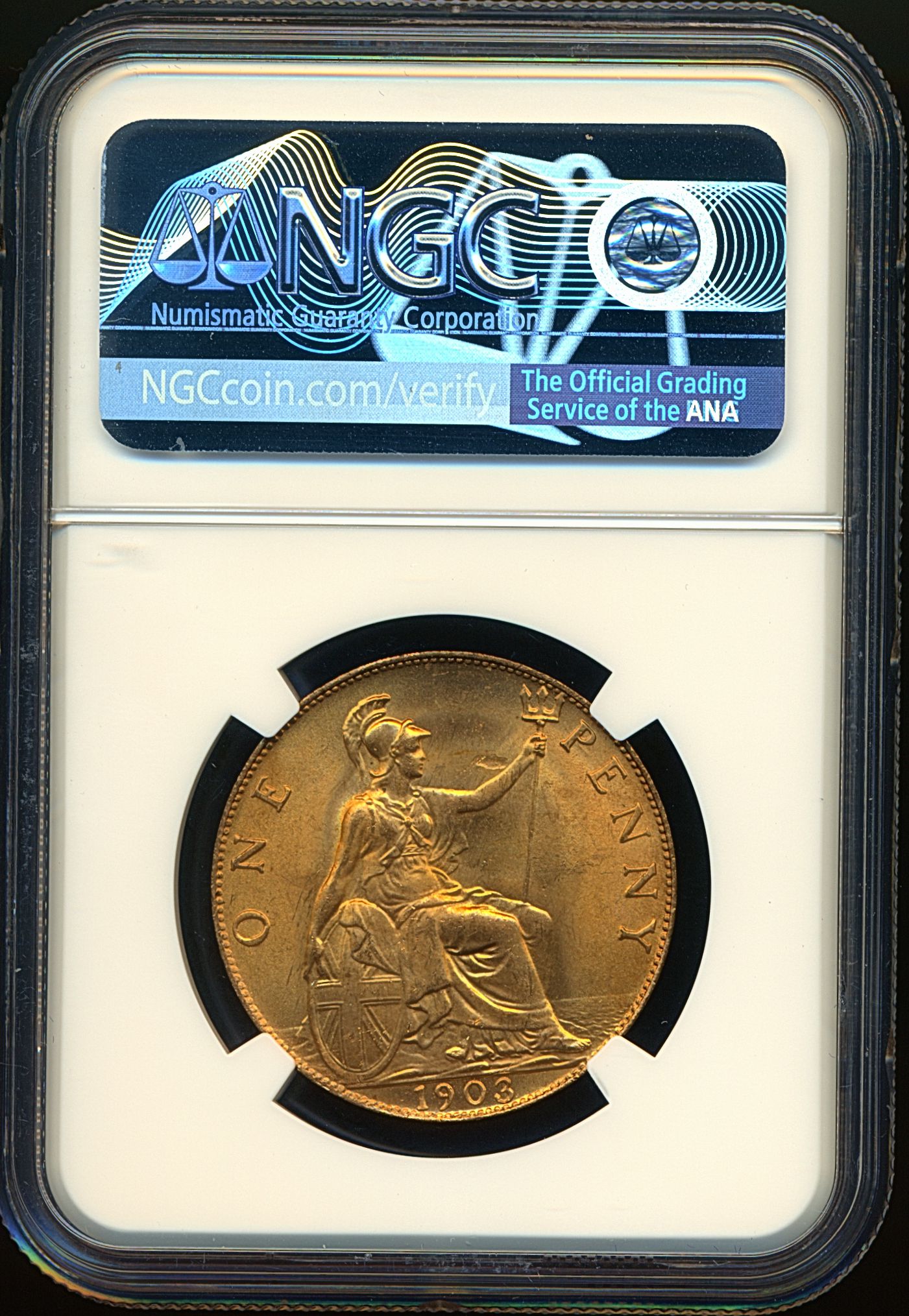 1903 Penny S3990 F158 UNC MS64