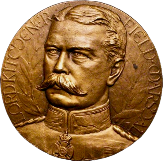 1916 Lord Kitchener Memorial 68mm bronze medal in presentation box BHM 4120 E1952a