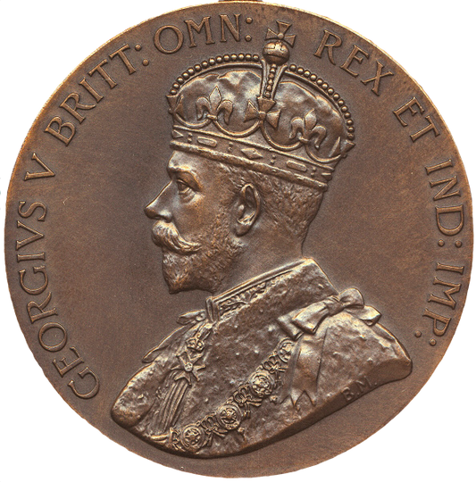 1924 British Empire Exhibition 51mm bronze medal in box BHM 4193 E1987