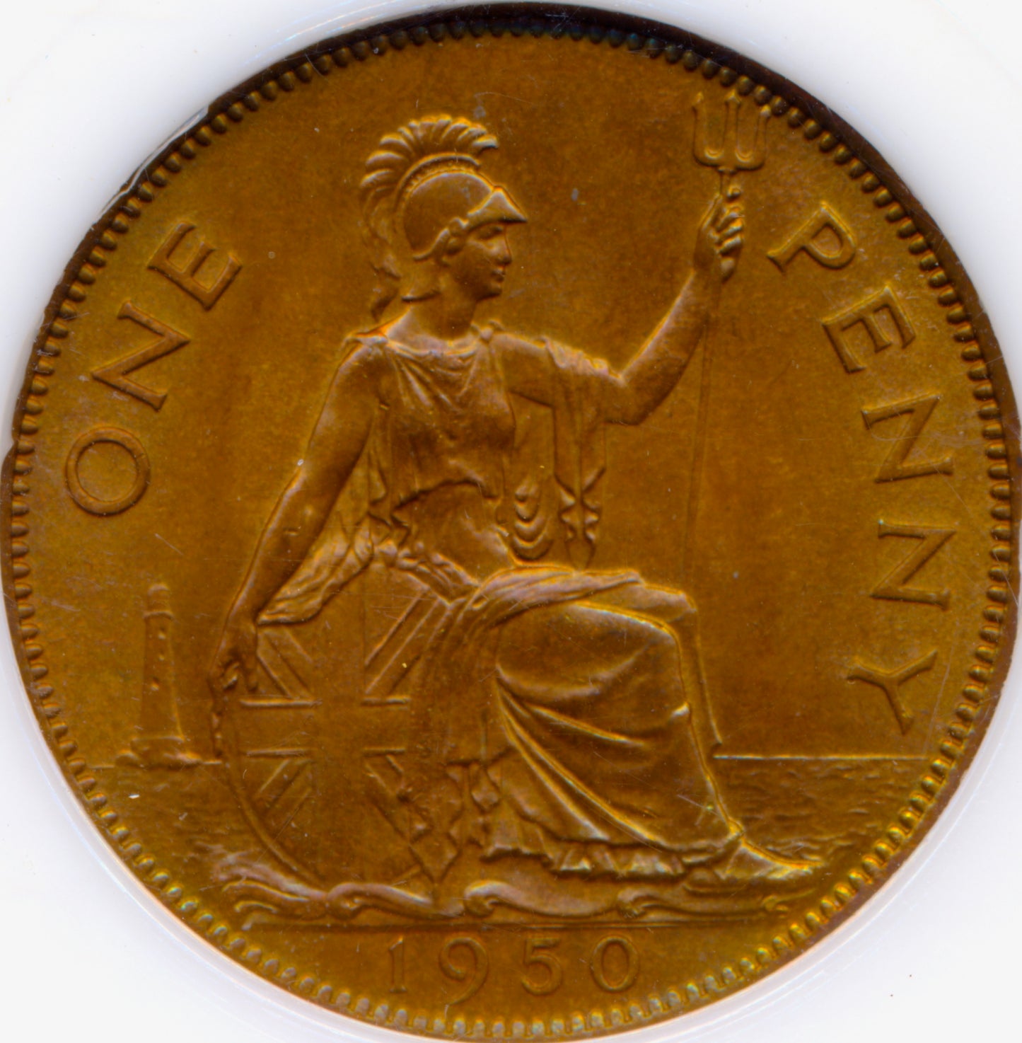 1950 Penny F240 UNC MS 63