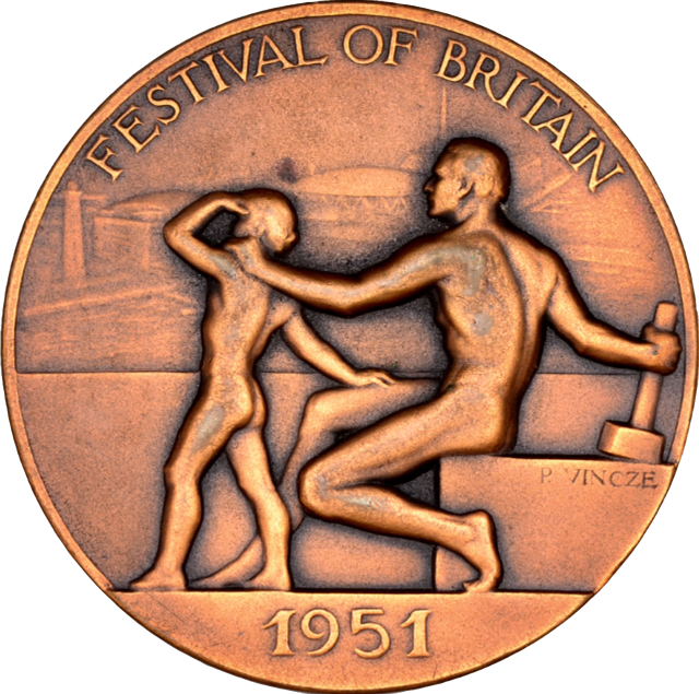 1925 British Empire Exhibition 64mm bronze medal BHM 4427