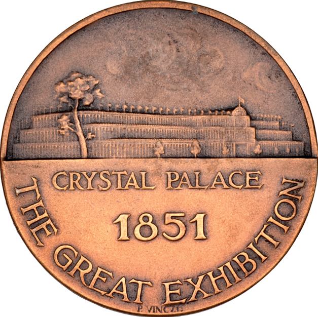 1925 British Empire Exhibition 64mm bronze medal BHM 4427