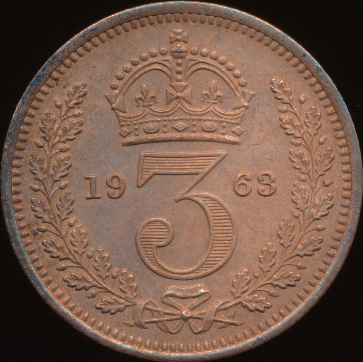 1963 Maundy set toned UNC