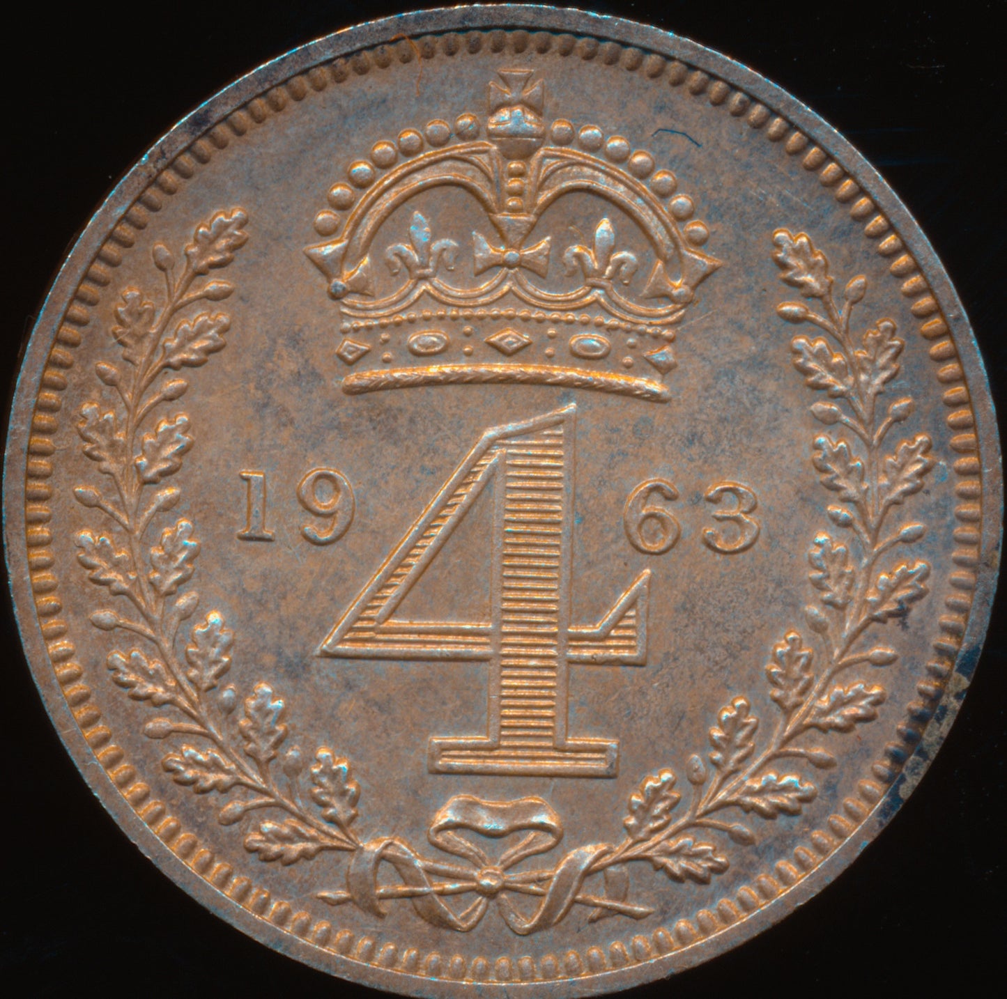 1963 Maundy set toned UNC