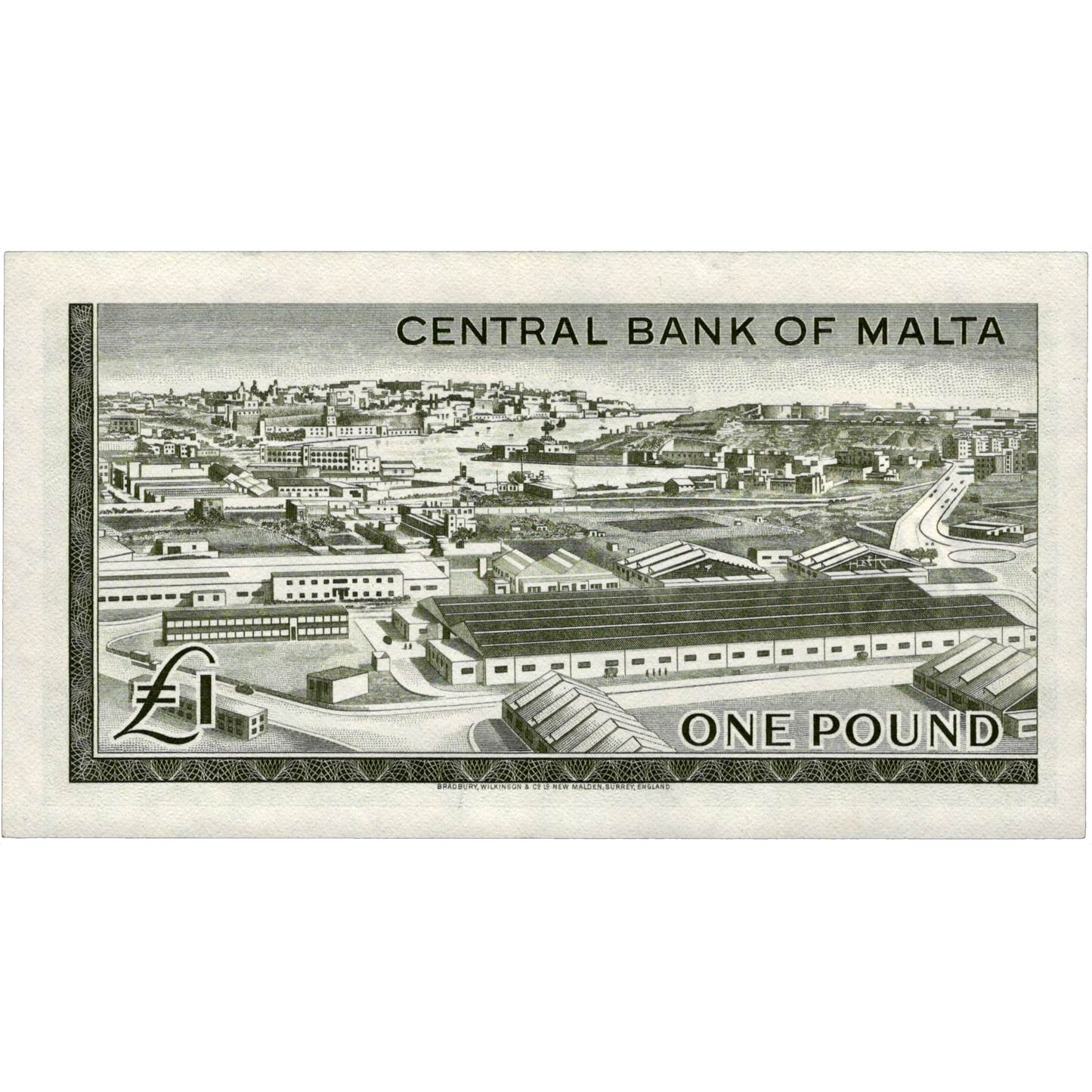 MALTA P.29a 1967 £1 A/15 AUNC