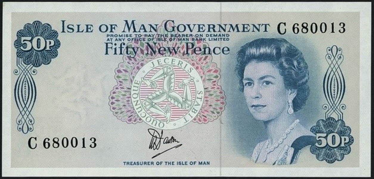 ISLE OF MAN P.33 IM24 1979 50p UNC