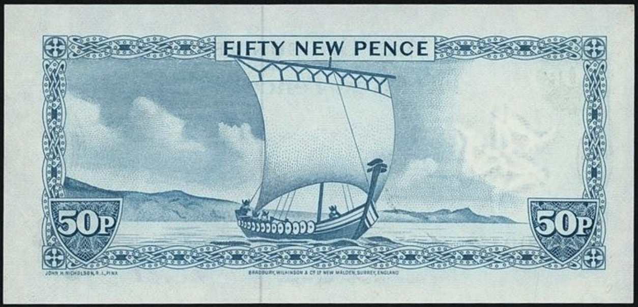 ISLE OF MAN P.33 IM24 1979 50p UNC